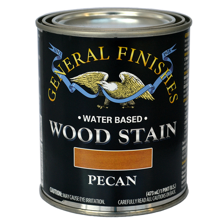 GENERAL FINISHES 1 Pt Pecan Wood Stain Water-Based Penetrating Stain WPPT